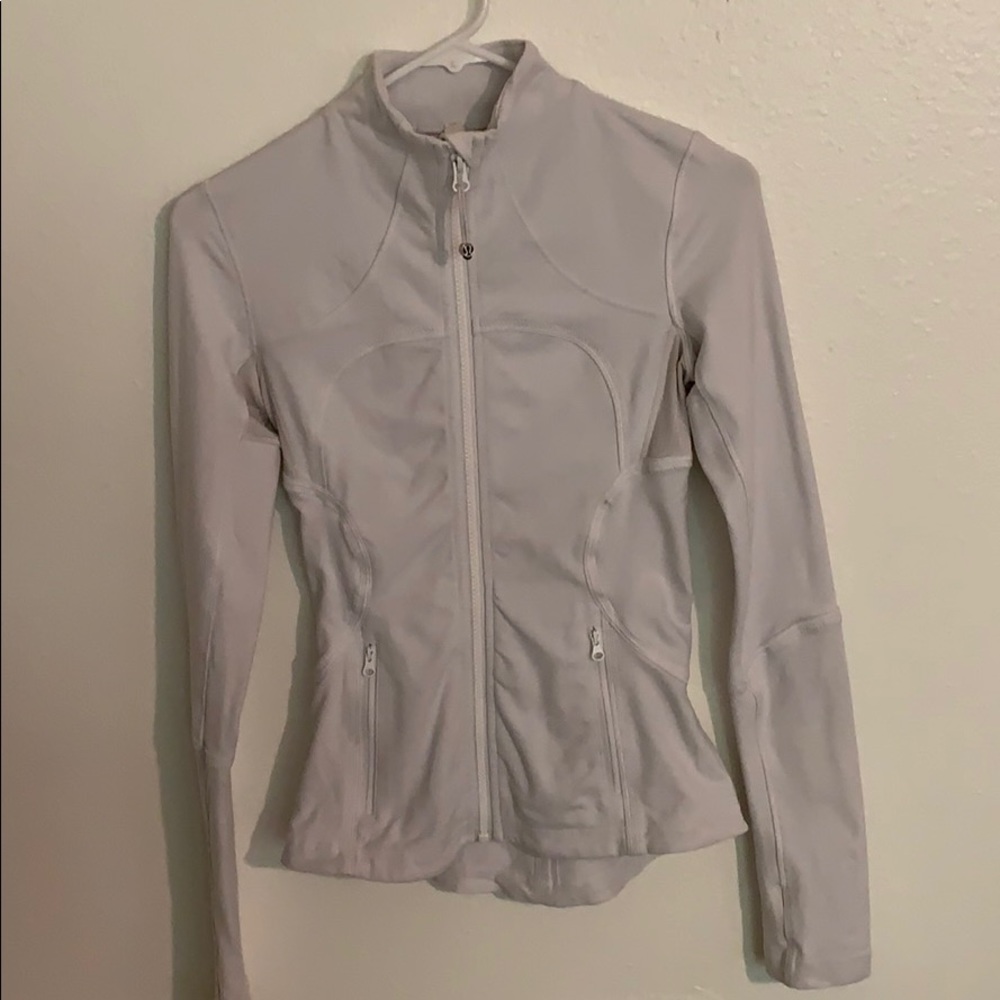 White lululemon define jacket